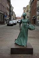 monument van peperkoek maker Aan de straten van rennen foto