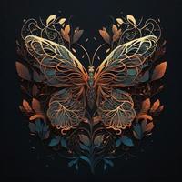 creatief vlinders generatief ai foto