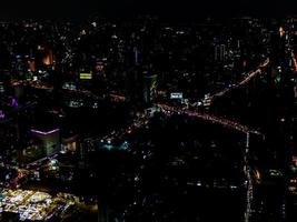 luchtfoto van bangkok, thailand foto