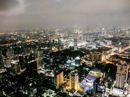 luchtfoto van bangkok, thailand foto