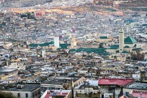 visie van marrakech, Marokko foto