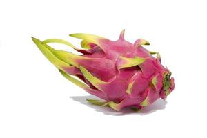 Dragon Fruit geïsoleerd op een witte achtergrond foto