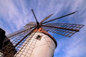 traditioneel windmolen Aan Tenerife foto