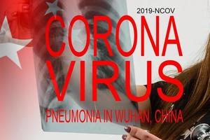 coronavirus in China. roman coronavirus 2019-nCoV, vrouw dokter. concept van coronavirus quarantaine. aandacht foto