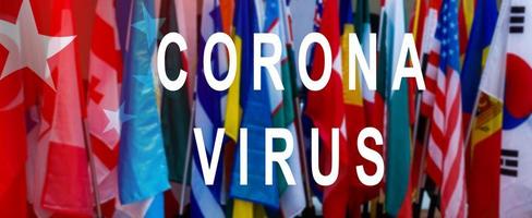 concept van coronavirus quarantaine. mers-cov foto