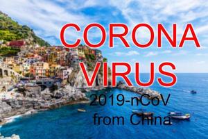 coronavirus aanval Aan China naar Italië concept. corona virus verspreiding Aan China. nu coronavirus het uitbreken Aan Italië foto