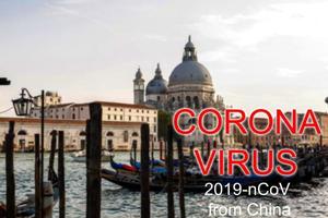 coronavirus 2019-nCoV, covid-19 in Italië. Venetië gondels Aan san marco vierkant, Venetië, Italië. foto