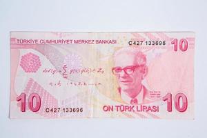 Turks lire, de officieel valuta van kalkoen en noordelijk Cyprus. foto