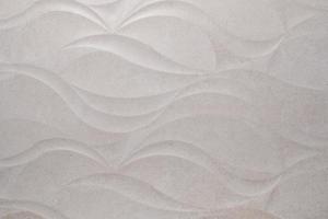 witte geometrische bladeren 3d tegels textuur banner als achtergrond foto