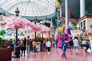 seoel, zuiden Korea - apr 24, 2019-de binnen- avontuur wereld van lotte wereld thema park. lotte wereld is een majoor recreatie complex in seoel, zuiden Korea. foto