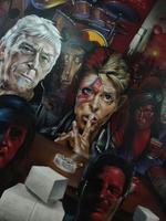 Athene straat graffiti kunst muur schilderij vrije stijl groot grootte hoog kwaliteit artistiek afdrukken foto