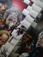 Athene straat graffiti kunst muur schilderij vrije stijl groot grootte hoog kwaliteit artistiek afdrukken foto