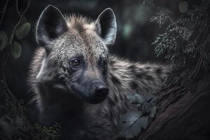 hyena. generatief ai. foto