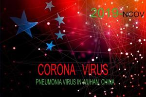 mers-cov Chinese infectie roman corona virus, stethoscoop detailopname. foto