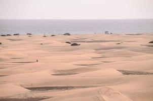 een visie van de strand foto