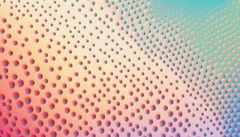 kleurrijk abstract meetkundig achtergrond met punt vormen pointillisme stijl gemaakt met generatief ai technologie foto