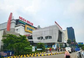 bekasi, Indonesië - 12 maart 2023 mega bekasi winkelcentrum is een van de winkelcentra gelegen in de centrum van bekasi foto