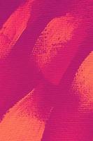 abstract willekeurig oranje verf beroertes Aan magenta rood canvas foto