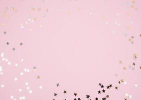 ster met roze achtergrond foto