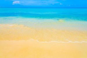 tropische zee strand foto