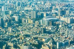 stadsgezicht van de stad van taipei in taiwan foto