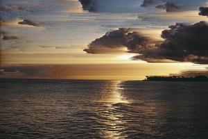 hawaiiaans zonsondergang afbreken foto