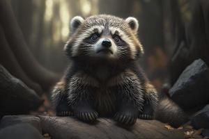 tanuki. generatief ai. foto