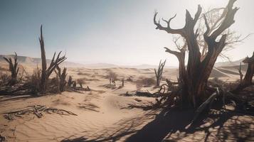 dood bomen in de namib woestijn, Namibië, Afrika foto