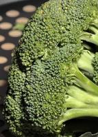 macro foto groen vers groente broccoli.