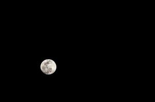 maan Aan de lucht foto