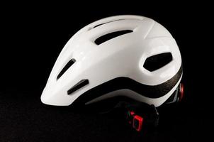 wit fiets fiets veiligheid helm foto