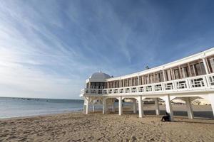 cadiz een haven stad in Andalusië in zuidwesten Spanje en verschillend stad keer bekeken foto