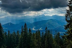 landschap van de tatra bergen foto