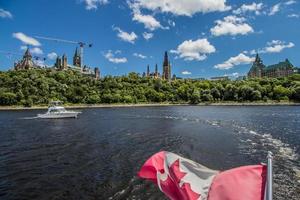 varen Aan de Ottawa rivier- in Canada foto