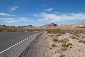 woestijn snelweg landschap foto
