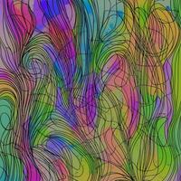 abstract geschilderd achtergronden, digitaal waterverf texturen, veelkleurig fractal oppervlakken, ontworpen met kunstmatig intelligentie, generatief ai foto