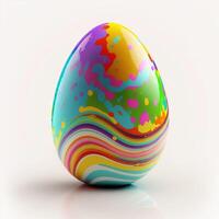 decoratief kleurrijk Pasen eieren ai generatief afbeeldingen voor Pasen dag foto