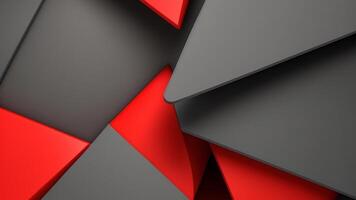 3d abstract rood en zwart achtergrond door ai gegenereerd kan worden gebruik net zo facebook Hoes foto