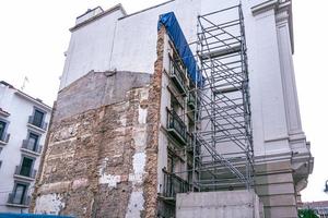 straten in de historisch oud stad- van Zaragoza, Spanje foto