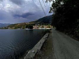 een berg weg nainital Uttarakhand, divers keer bekeken van nainital weg foto