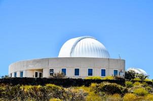 telescopen van de teide sterrenkundig observatorium, Tenerife 2022 foto