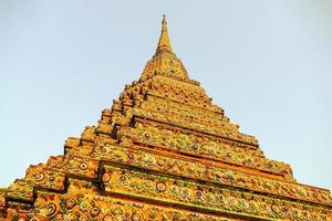 een oude tempel in thailand foto