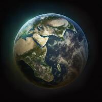 aarde wereldbol planeet opslaan aarde Gaan groen ai generatief foto