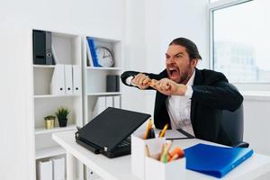 manager emoties werk kantoor bureau levensstijl foto