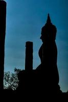 tempel standbeeld in Thailand foto