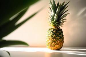 ananas Bij helder licht. genereren ai foto