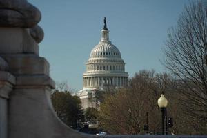 Washington dc Capitol detail visie van unie station foto