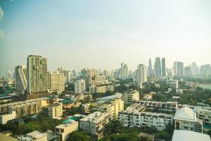 de skyline van de stad van bangkok foto