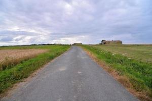 weg op het platteland foto