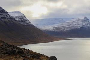 IJslands fjorden in Europa foto